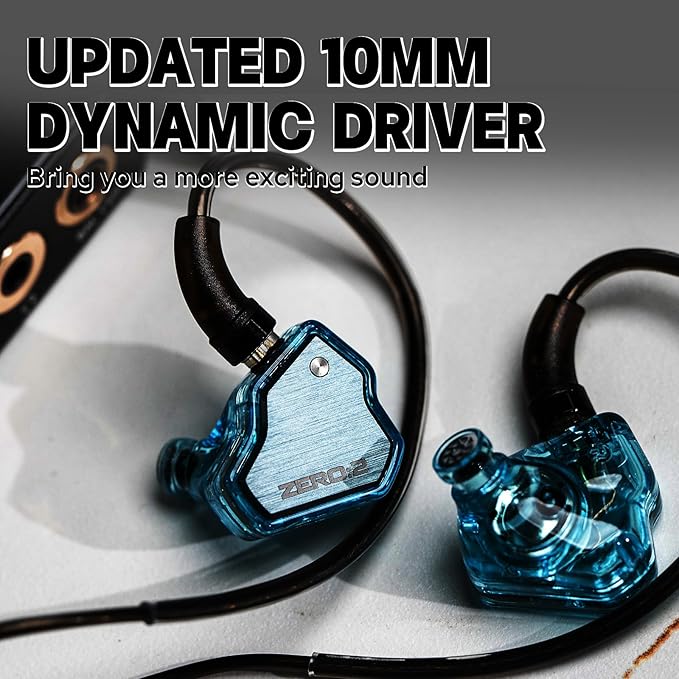 Linsoul 7Hz x Crinacle Zero:2 in Ear Monitor, Updated 10mm Dynamic Driver IEM - Image 3
