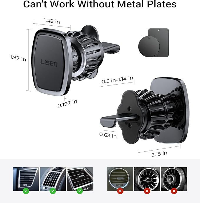 LISEN Magnetic Phone Holder for Car - Image 7
