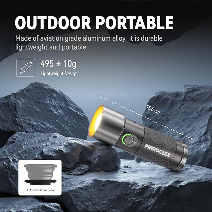 PHOTOOLEX 8400mAh Led Photography Flashlight - Image 8