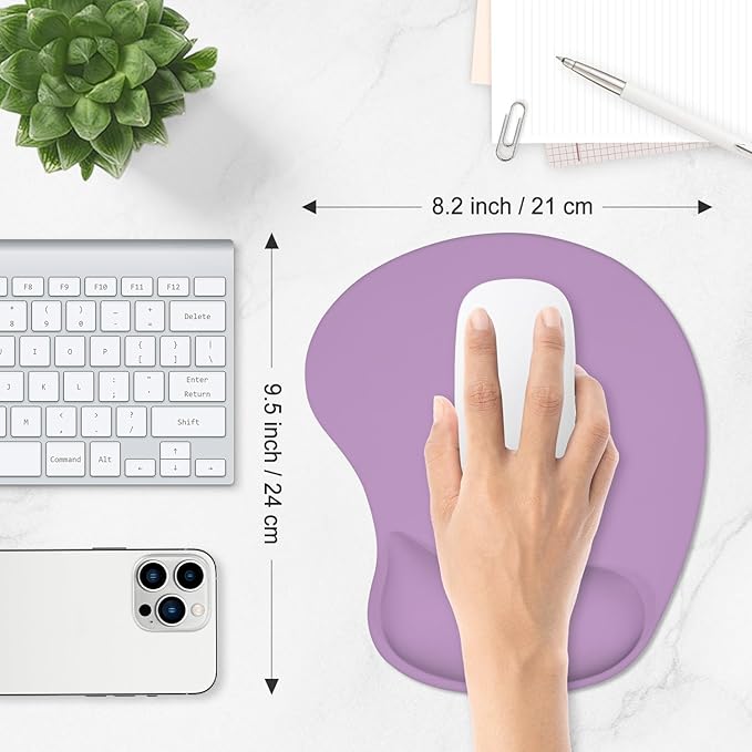 ITNRSIIET Ergonomic Mouse Pad, Cushioned Gel Wrist Rest, Non-Slip Base - Image 6