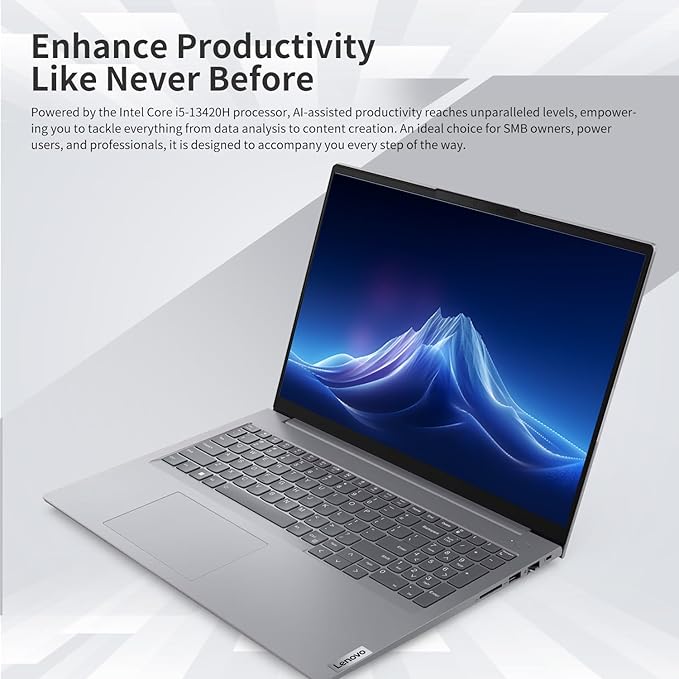 Lenovo ThinkBook 16 Business Laptop, 8-Core Intel i5-13420H, 32GB DDR5 RAM - Image 6