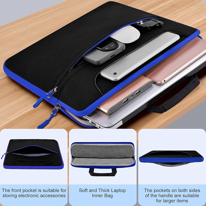 Universal Laptop Shoulder Bag 13-17.3 Inch Shockproof Briefcase - Image 4
