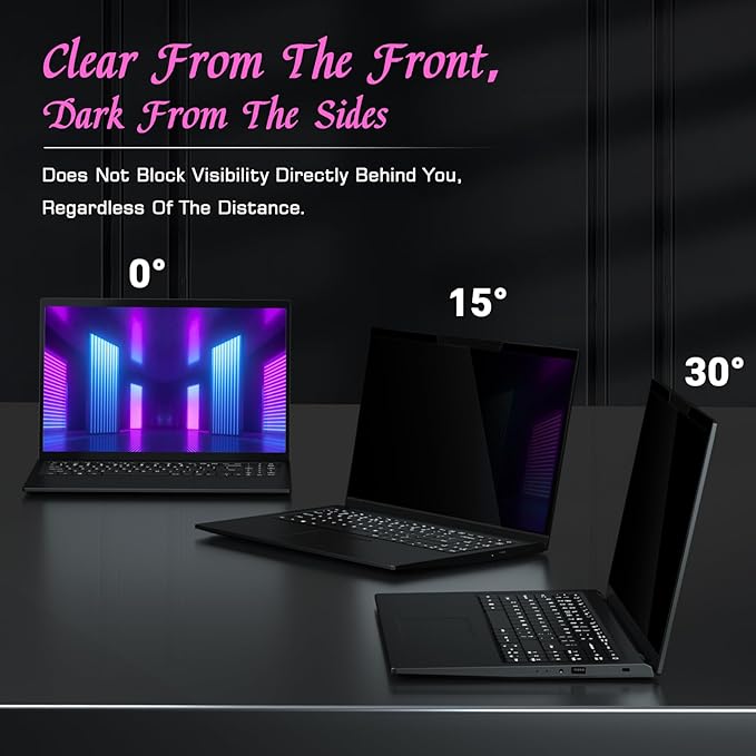 PYS Magnetic Laptop Privacy Screen 13.3 Inch - Image 3