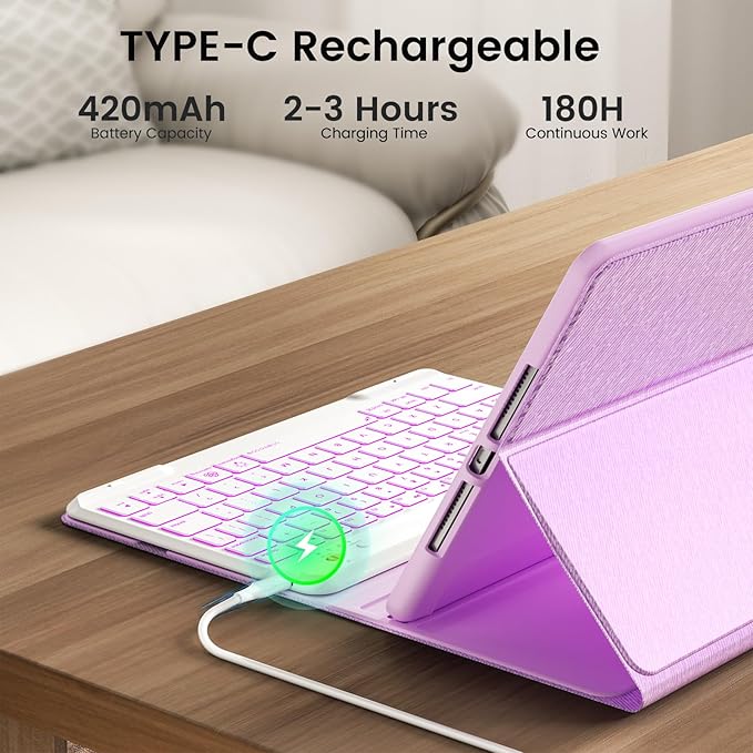 Magnetic Keyboard Case for iPad Air 5th 4th Generation 10.9 inch Pro 11 - Image 7