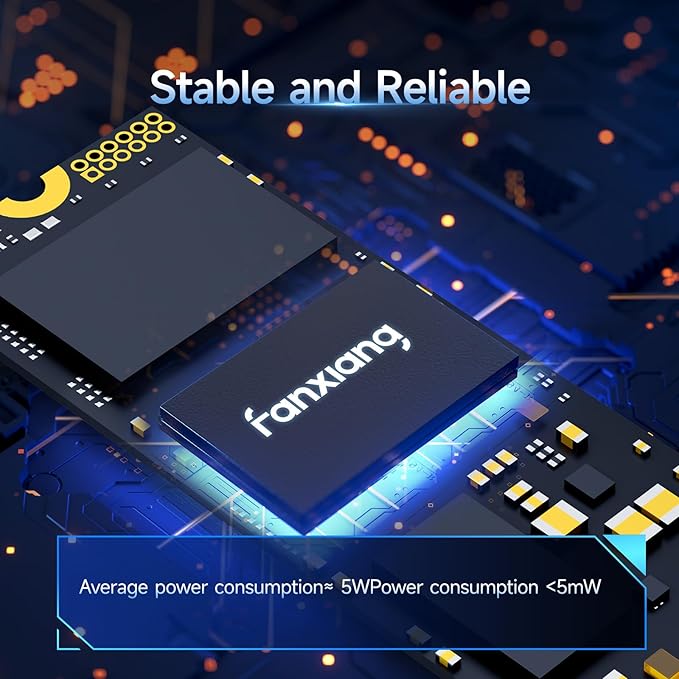 2TB NVMe SSD PCIe Gen4 M.2 SSD for PS5, Internal Gaming 3D NAND SLC Cache Solid - Image 6