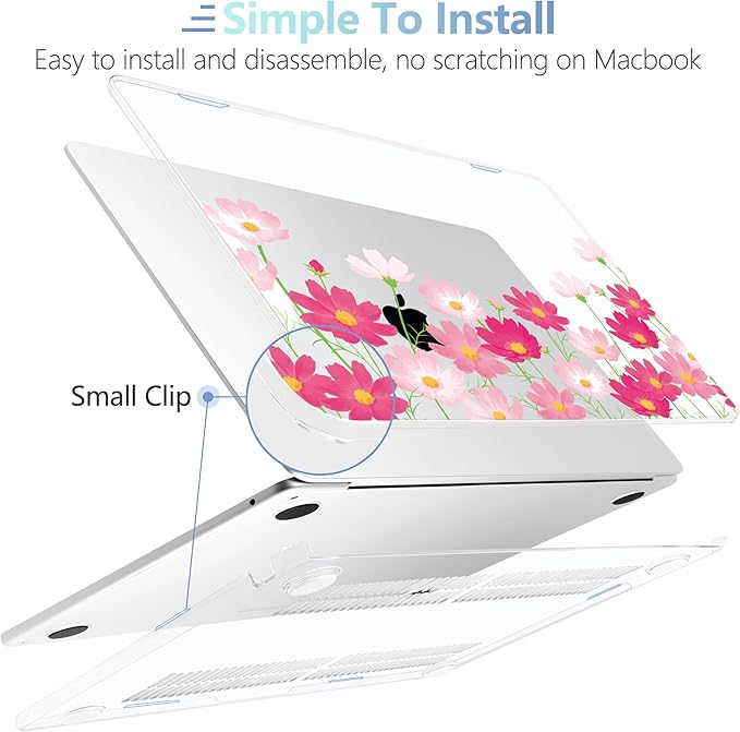 MEEgoodo for M4/M3/M2 MacBook Air 15.3 inch Case 2025 2024 2023, Case Fit Model - Image 5