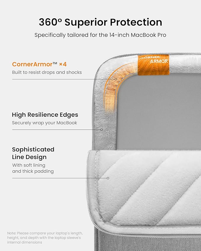 tomtoc 360 Protective Laptop Sleeve - Image 4