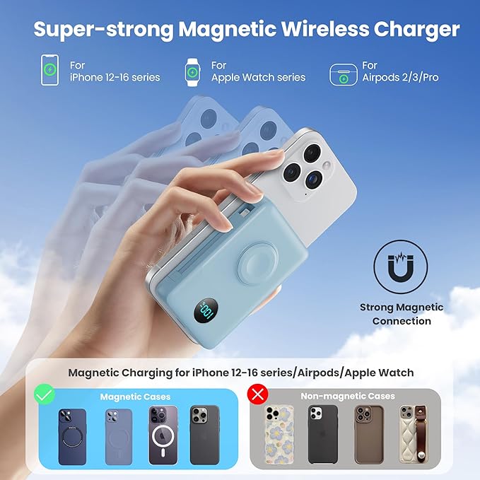 Magnetic Portable Charger 10800mAh - Image 5