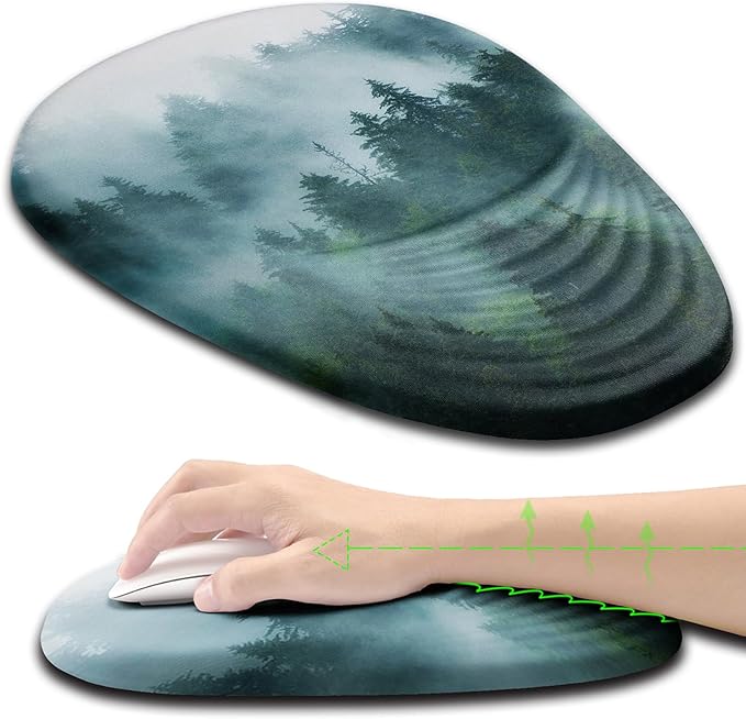 Ergonomic Mouse Pad with Wrist Support, Desktop Mouse Pad Wrist Rest Design and by Armanza