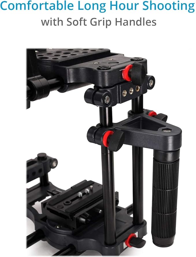 Power DSLR Camera Cage with MB-600 Matte Box Combo Kit. 4x4 Filter Holders - Image 4
