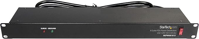 StarTech Wall Mount Rack with Shelf and Power Strip - Image 5