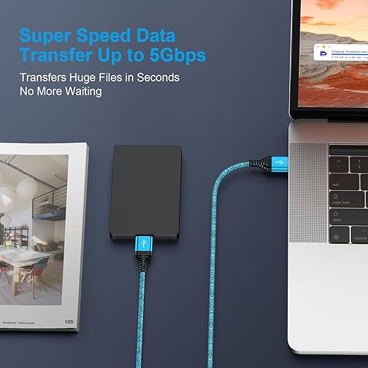 USB to USB Cable 10 FT, Hard Drive Enclosures, Computer PC Cooling Pad/Fan - Image 3