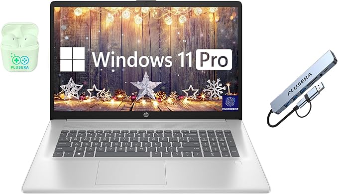 HP 17.3" Business Laptop Computer, 16GB RAM 1.2TB Storage, 10-Core Intel Core i5 by HP