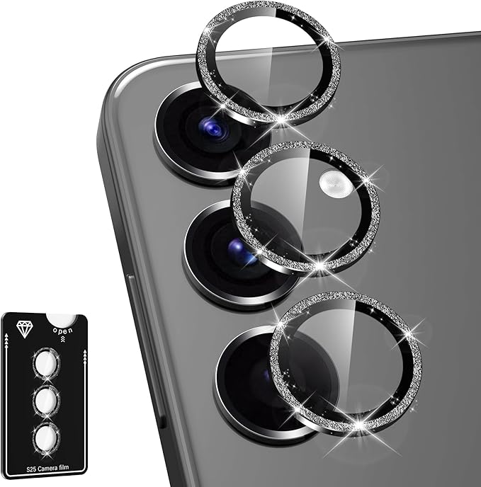 for Samsung Galaxy S25 Plus Camera Lens Protector, Individual Metal Ring by Btscase