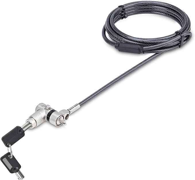 StarTech.com 3-in-1 Universal Laptop Lock 6.6ft, Master Keyed Security Cable by StarTech