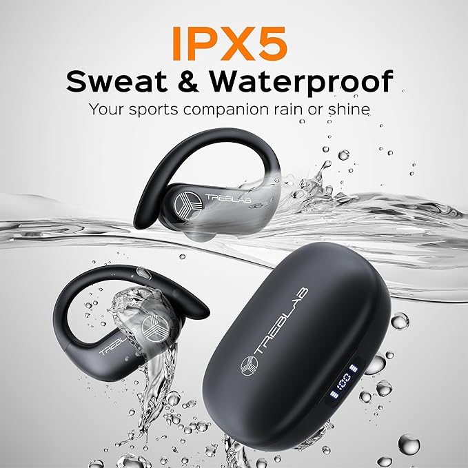 TREBLAB X3 Pro - Ultra Comfortable Earhooks, Pure-HD Sound, Punchy Bass - Image 4