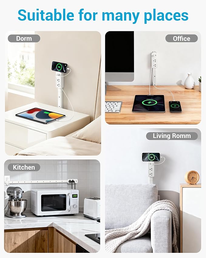Outlet Extender Stick | Free Combination | USB-A, USB-C Port, 2 AC Outlets - Image 8