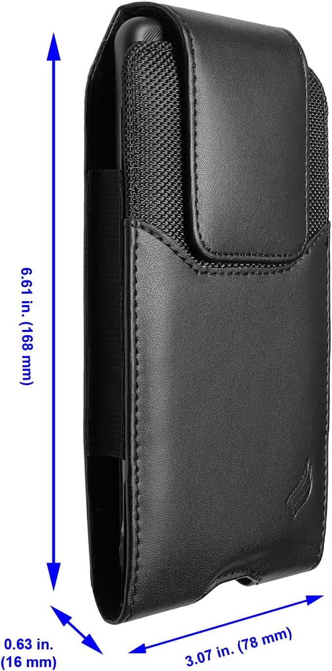 Leather Cellphone Holster for iPhone 12/13/14/15 Pro Max/Plus, Samsung Galaxy - Image 2