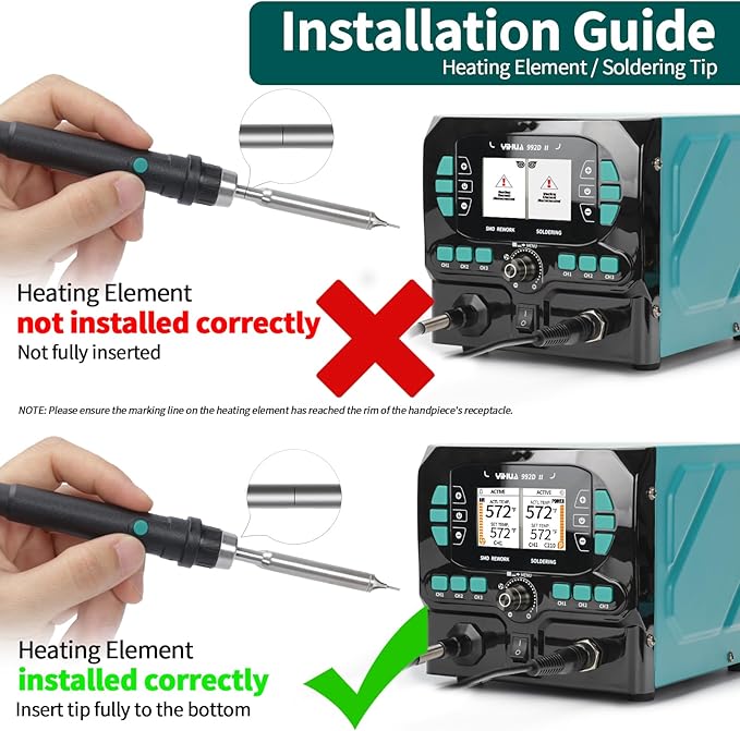 YIHUA 992D-II 2-IN-1 Precision Soldering Kit - Image 8