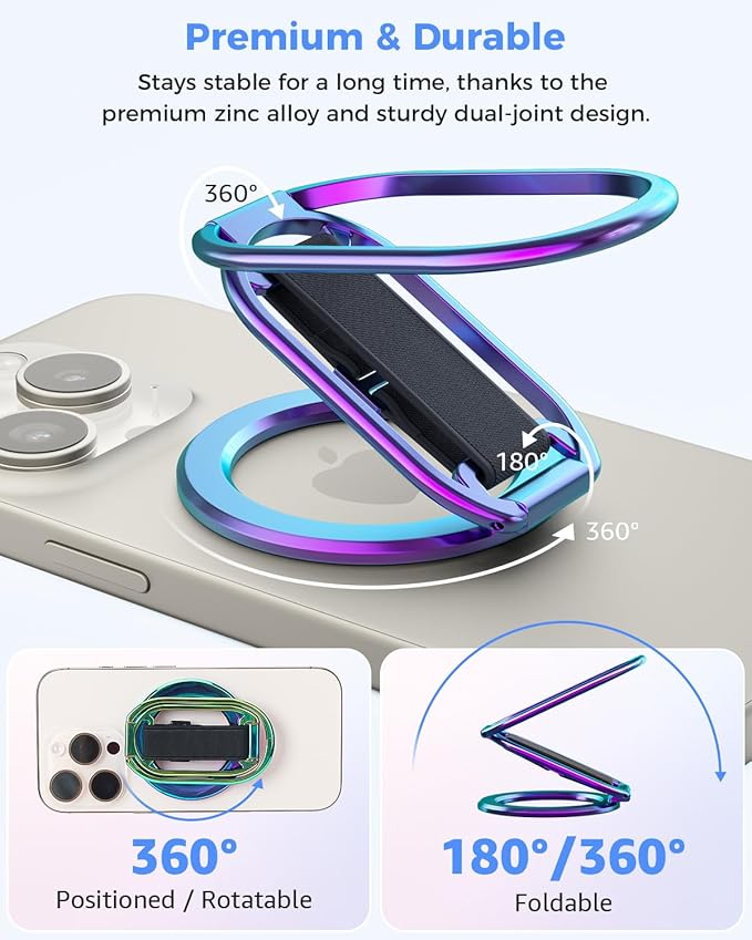 SUPERONE for Magsafe Phone Grip for Magnetic Kickstand Compatible - Image 4