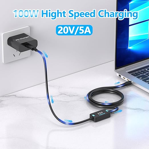 FARSENSE USB C to DC Adapter, Barrel PD Trigger Cable - Image 2