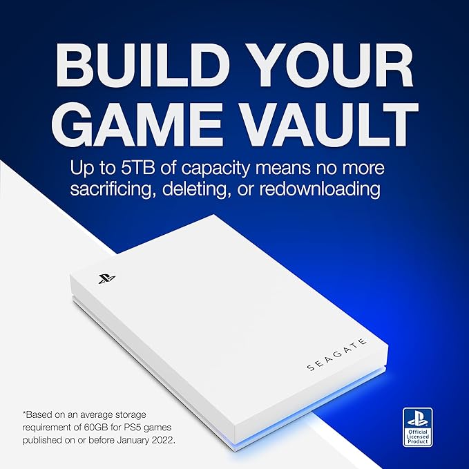 Seagate Game Drive for PlayStation® Consoles 5 TB External Hard Drive - Image 7
