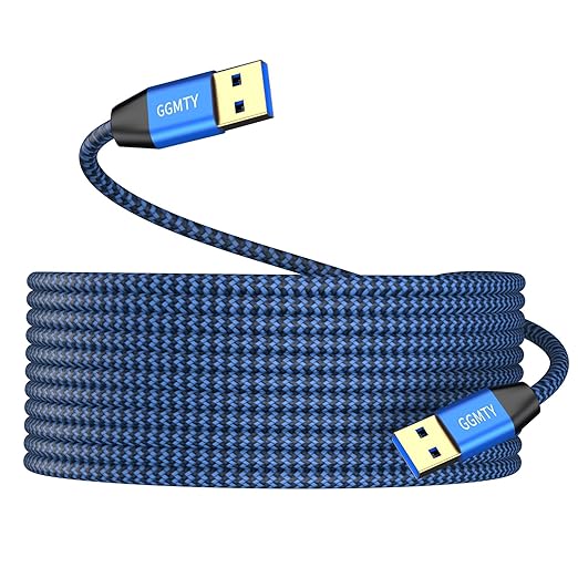 USB to USB Cable 1.5FT, Durable Braidedfor USB 3.0 Male to Male Type A to Type by Unknown