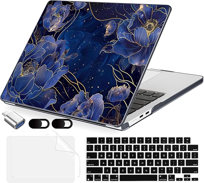 Compatible with MacBook Air 15 inch Case, M4 A3241/M3 A3114/M2 A2941, Hard Shell by MecBevia