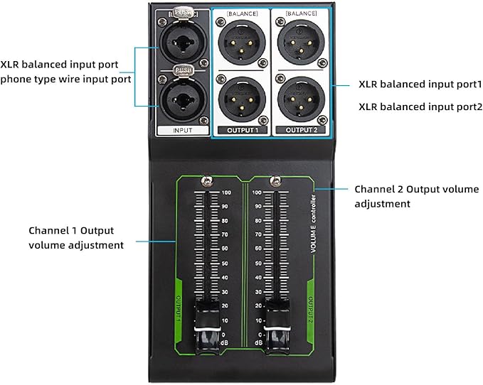 Passive Stereo Monitor Volume Controller, - Image 4
