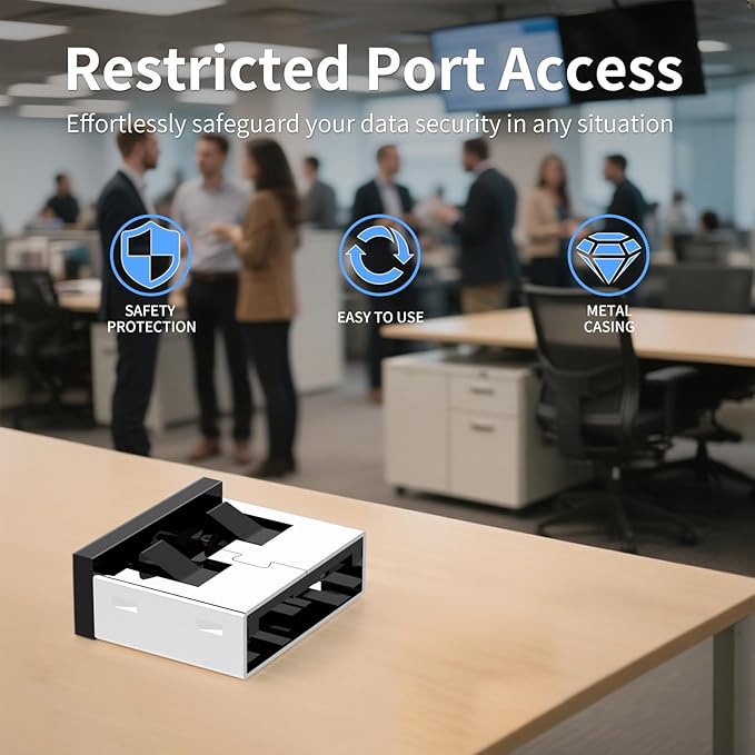 100PCS USB Metal Port Lock Blocker - Image 3