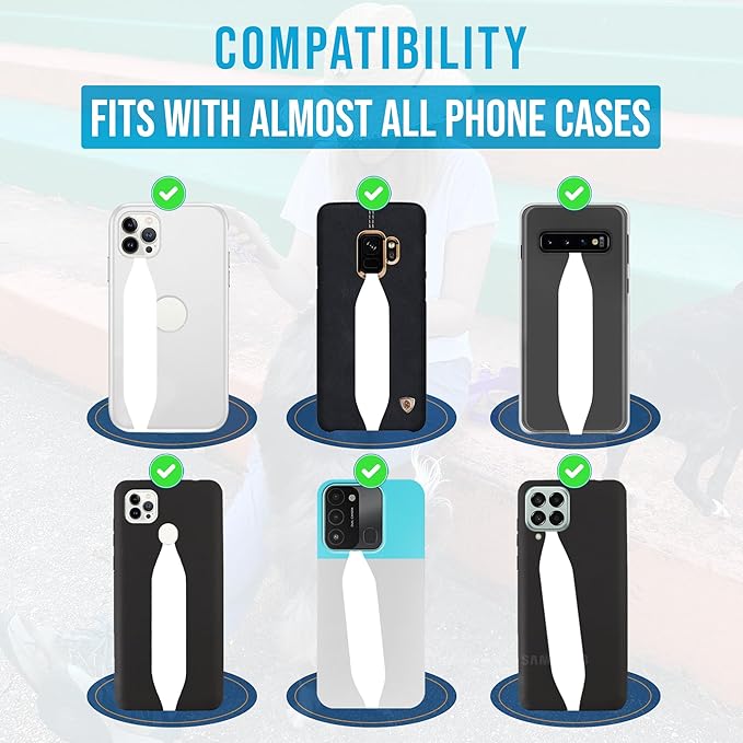 Universal Phone Grip Strap| Reversible Phone Hand Strap - Image 8