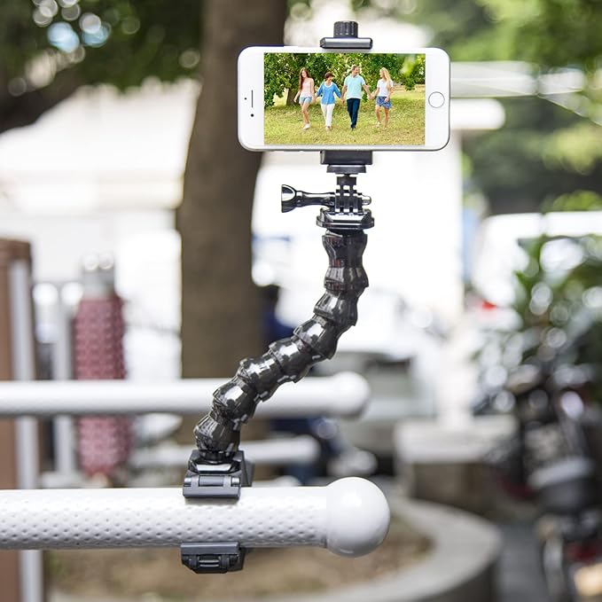 Suptig Phone Holder Desk Gooseneck Mount, Cell Phone Clamp Clip - Image 3