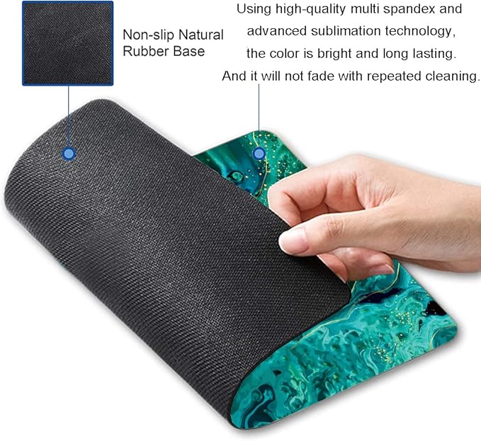 Mouse Pad, Square Washable Cloth Personalized Mouse Mat - Image 2