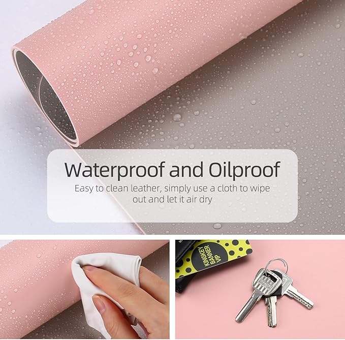 Dual-Sided Multifunctional Desk Pad, Waterproof Desk Blotter Protector - Image 3