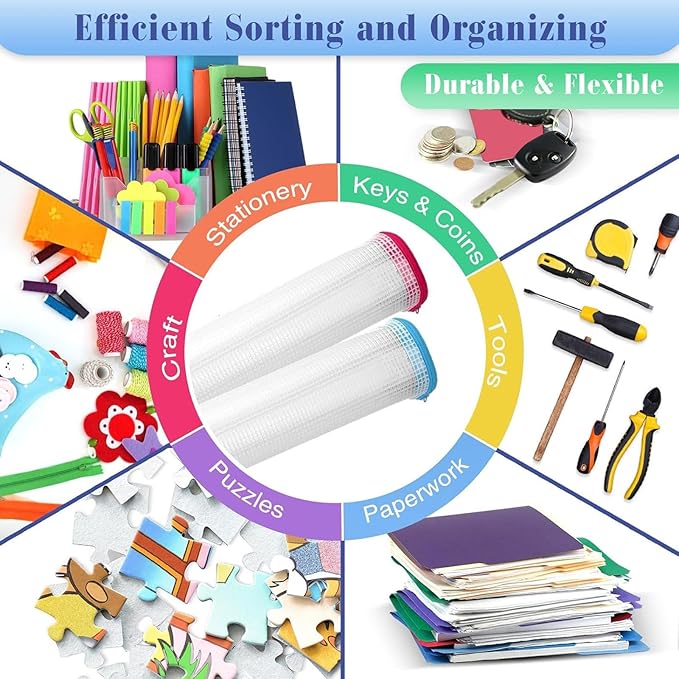 Jetec 32 Pcs Mesh Zipper Bags Toy Storage Bikini Organizer Bag Bolsas Para - Image 4