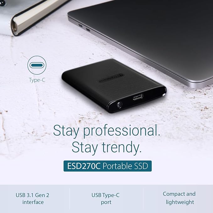 Transcend 500GB External SSD for iPhone/iPad/Mac/Windows/Android, - Image 3