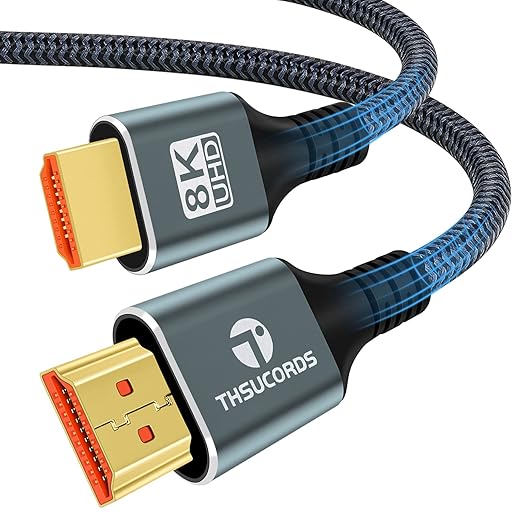 8K 4K HDMI Cable 1.6FT 2 Pack, High Speed Braided HDMI to HDMI 2.1 Cord - Image 7