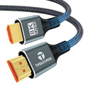 8K 4K HDMI Cable 10FT, High Speed Braided HDMI to HDMI 2.1 Cord Supports 8K@60Hz by Thsucords