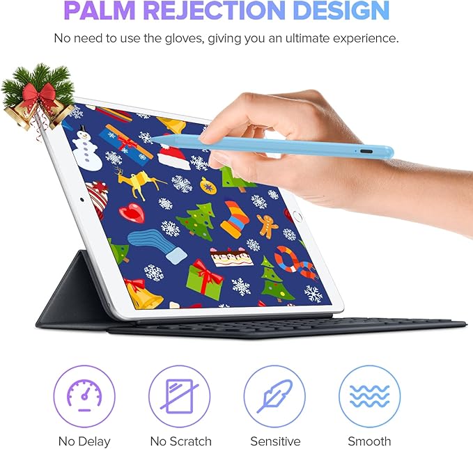 Stylus Pen for iPad with Palm Rejection, Active Pencil Compatible with Apple - Image 4