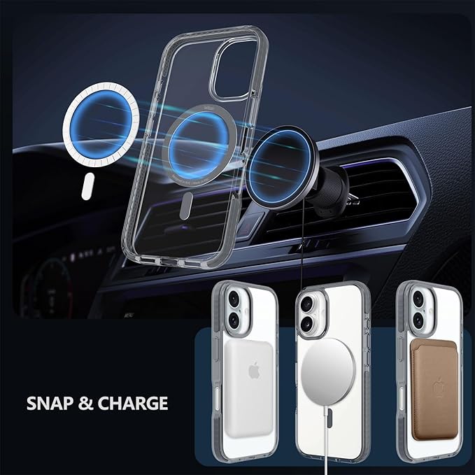 BELTRON Belt Case for iPhone 16, Slim Protective Transparent Case & Rotating - Image 7