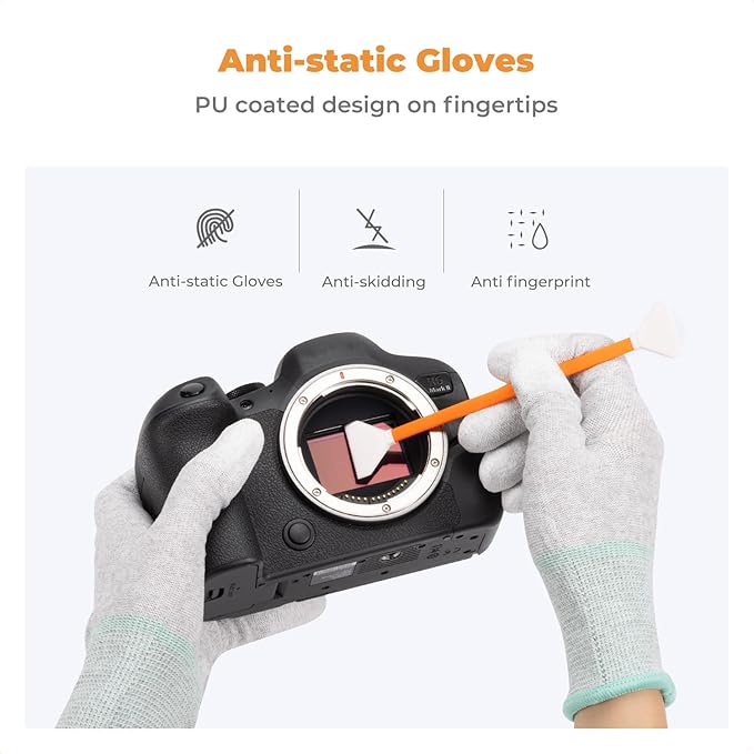 K&F Concept Full Frame Sensor Cleaning Kit, Mirrorless Camera Cleaner Kit - - Image 5