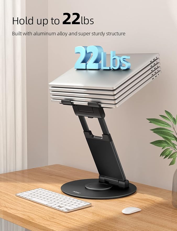 Nulaxy Telescopic 360 Rotating Laptop Stand - Image 5