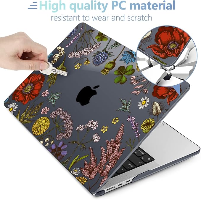 MEEgoodo Case for MacBook Air M4/M3/M2 13.6 inch 2025 2024 2022, Fit Model - Image 4