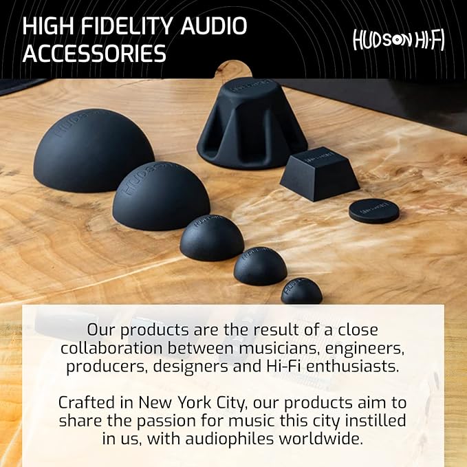 1.25" Platinum Silicone Speaker Isolation Pads - Image 8
