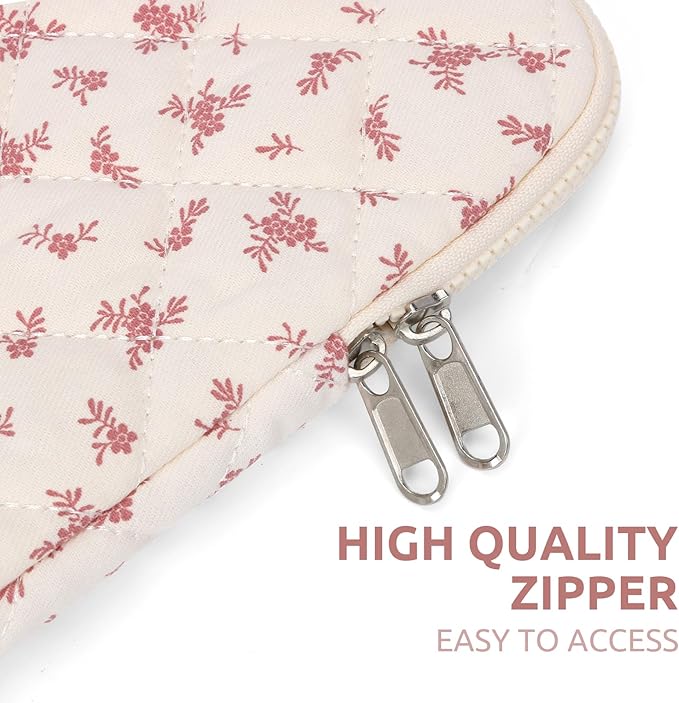 Puffy Laptop Sleeve 13-15.6 Inch Cute Quilted Laptop Protective Case Padded - Image 6
