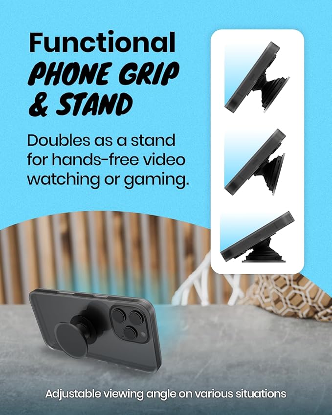 OnTheGrip Cute Natural Seashell Design Round Shape Collapsible Mobile Phone - Image 7