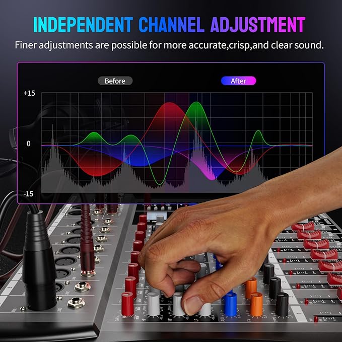 Professional DJ Audio Mixer - Image 2