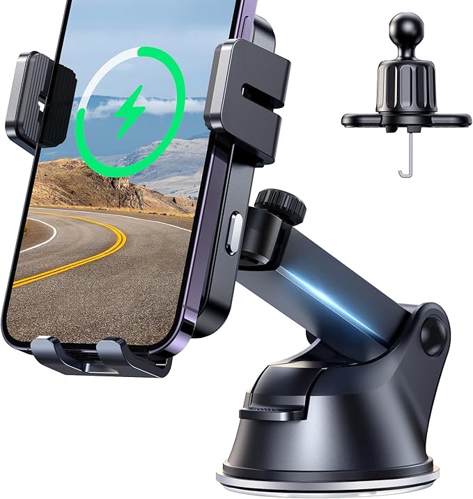 JOYROOM Wireless Car Charger, 15W Qi Fast Charging Car Charger Phone Holder by JOYROOM