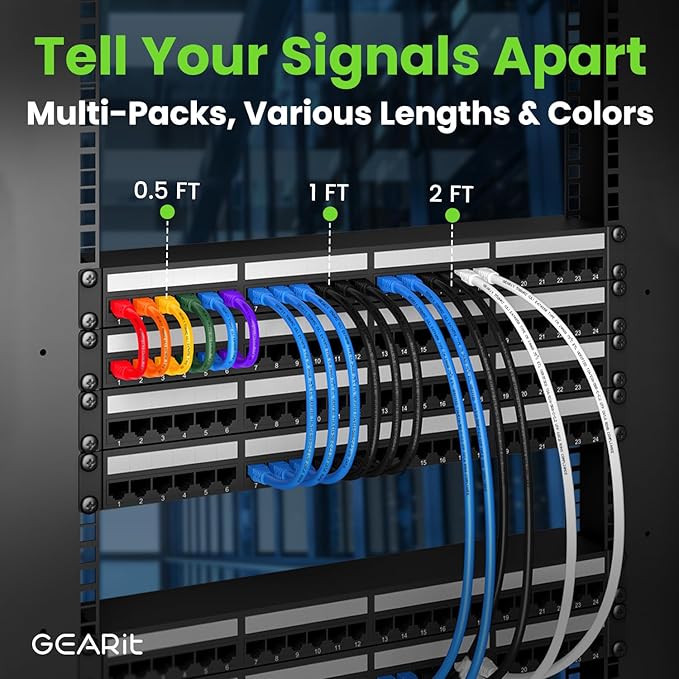GEARit Cat 6 Ethernet Cable Cat6 Network Patch, Snagless Cord, Internet - Image 7