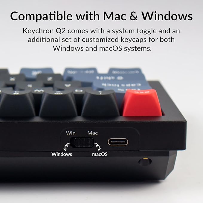 Keychron Q2 Wired Custom Mechanical Keyboard, QMK/VIA Programmable Macro - Image 2